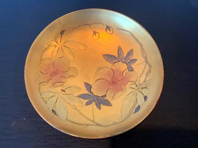 Four Japanese Lacquered Sake Cups Meiji Period