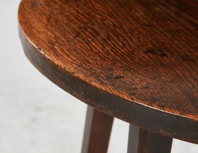 Four Leg Oak Cricket Table
