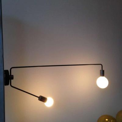 Four Modern Articulating Wall Arm Extension Lights Sconces