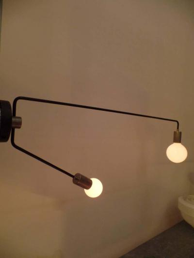 Four Modern Articulating Wall Arm Extension Lights Sconces