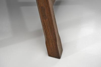 Four Sculptural Oak Dining Chairs Scandinavia First half of the 20th Century