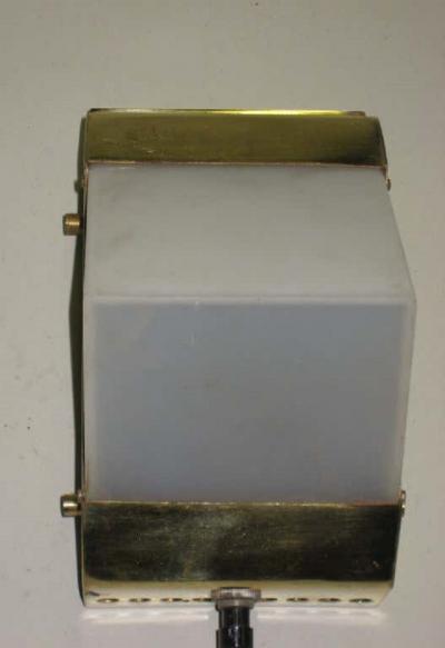 Four Swedish Mid Century Modern Marine Wall Sconces in Brass