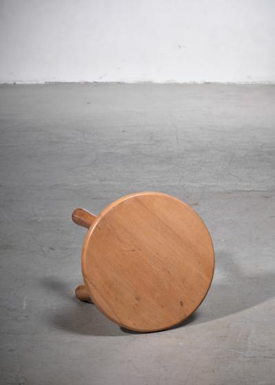 Four legged oak stool