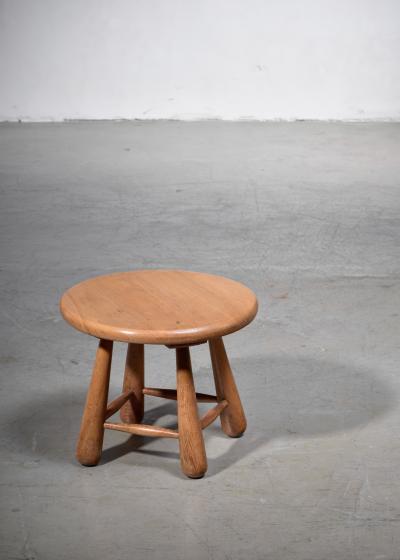 Four legged oak stool