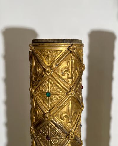 Four ornamental columns France circa 1850