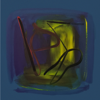 Fr d ric Prat Bleu Abstract painting 2023