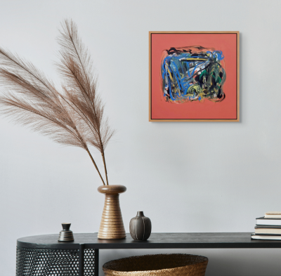 Fr d ric Prat Orange Abstract painting 2024