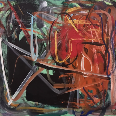 Fr d ric Prat Vert 2 Abstract painting 2024