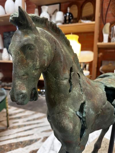 Fragmented Equine Italian Sculptural Horse 1980s