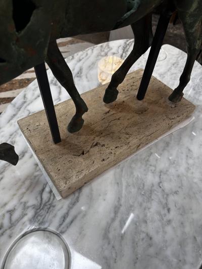 Fragmented Equine Italian Sculptural Horse 1980s
