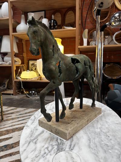 Fragmented Equine Italian Sculptural Horse 1980s