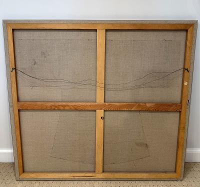 Frame Fine Embroidered Chinese Court Lady Casual Robe Qing Dynasty Provenance