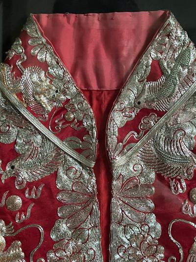 Framed Chinese Embroidery Southern Bridal Jacket