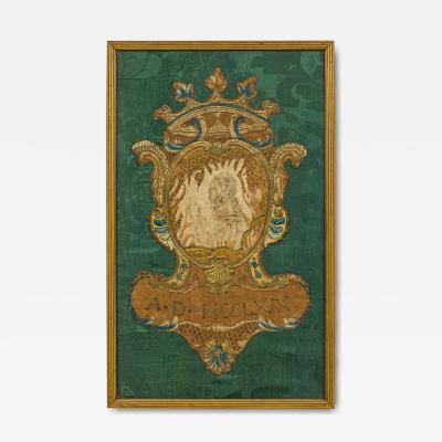 Framed Embroidered Tapestry