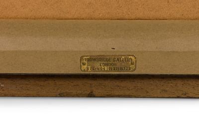 Framed Italian Neo Classic Engravings of Pedestals on an Archway