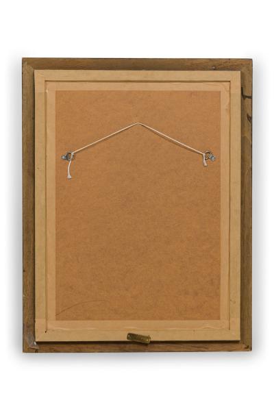 Framed Italian Neo Classic Engravings of an Ionic Base Pedestal Diagram