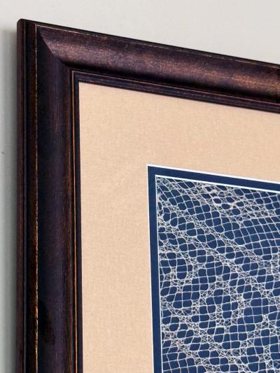 Framed Large Pre Columbian Gauze Textile Panel Chancay Culture