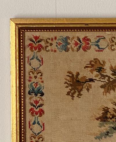 Framed Needlepoint England Circa 1830