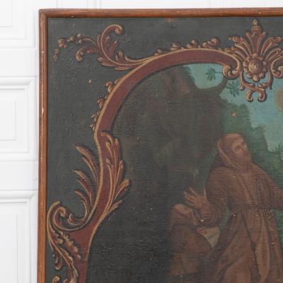 Framed Painting of St Francis of Assisi