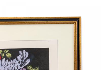 Framed Print of a Basket of Flowers