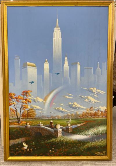 Framed Steve R Dodd Sci Fi Fantasy Illustration Painting