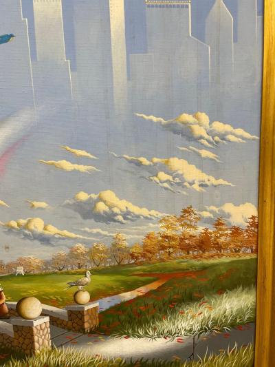 Framed Steve R Dodd Sci Fi Fantasy Illustration Painting