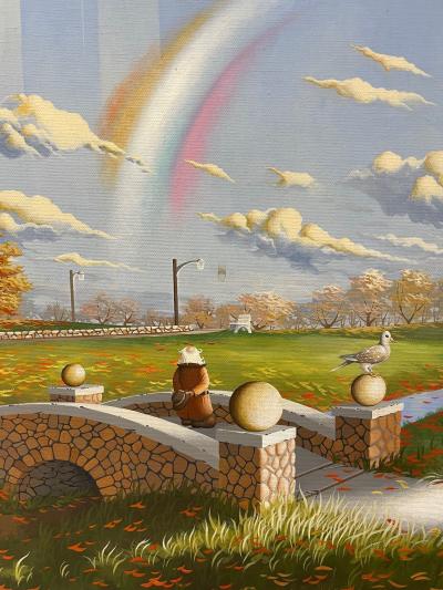 Framed Steve R Dodd Sci Fi Fantasy Illustration Painting