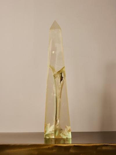 Fran ois Godebski Fractal Resin Obelisk Sculpture by Fran ois Godebski