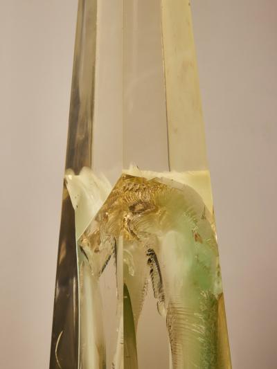 Fran ois Godebski Fractal Resin Obelisk Sculpture by Fran ois Godebski