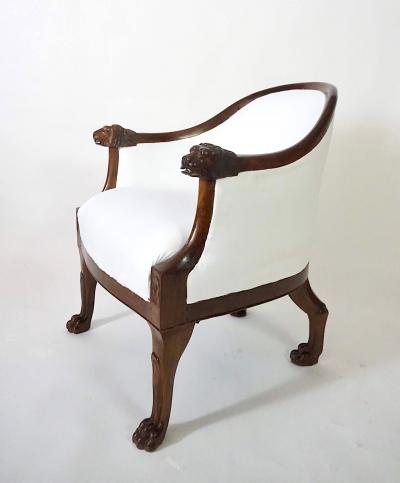 Fran ois Honor Georges Jacob Desmalter French Empire Mahogany Egyptian Berg re Attributed to Desmalter circa 1805