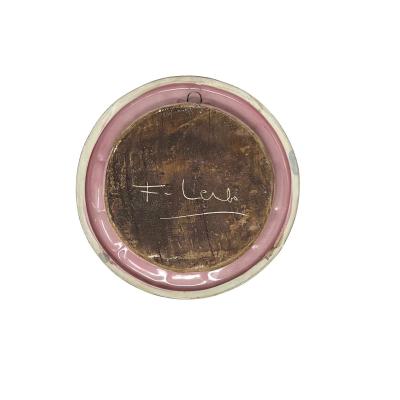 Fran ois Lembo 1970s Fran ois Lembo Ceramic Mirror Geometric Decoration Signed