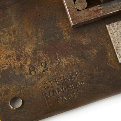 Fran ois Linke A gilt bronze and mahogany bois satine vitrine table by Francois Linke