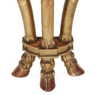 Fran ois Linke Antique carved giltwood and pink marble console table by Linke