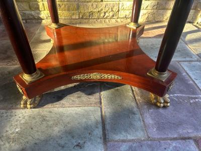 Fran ois Linke Neoclassical French 19th 20th C Circular Marquetry Ormolu Table Fran ois Linke