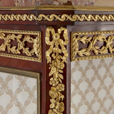 Fran ois Linke Two Vernis Martin and gilt bronze mounted display cabinets by Linke