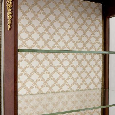 Fran ois Linke Two Vernis Martin and gilt bronze mounted display cabinets by Linke