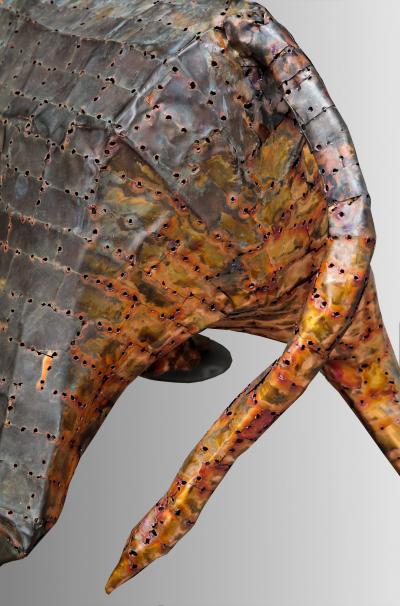 Fran ois Melin Charging bull sculpture by Fran ois Melin France 1970