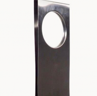 Fran ois Monnet Francois Monnet Brushed Steel Wine Bottle Holder for Kappa Paris 1970s