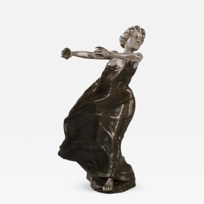 Fran ois Rupert Carabin French Art Nouveau Bronze Sculpture by Carabin