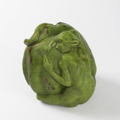 Fran ois Rupert Carabin French Art Nouveau Ceramic Covered Jar