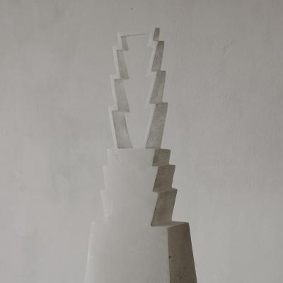 Fran ois Xavier Poulaillon BAAL One of a kind alabaster sculpture