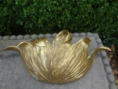 Frances Elkins Pair of French Art Deco Gilt Plaster Sconces