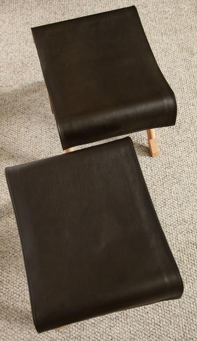 Frances Elkins Pair of Low Benches by Frances Elkins