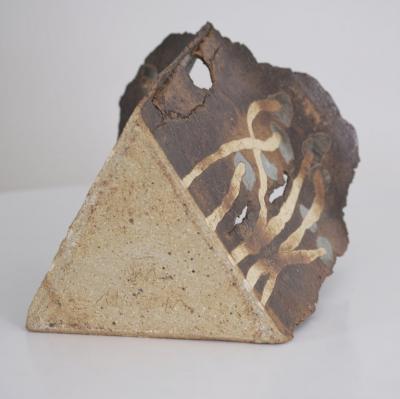 Francesca Mascitti Lindh Francesca Mascitti Lindh Brutal Decorative Flowers Vase Stoneware Arabia 1970s