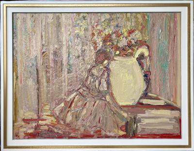 Francesca Owen Tending The Flowers