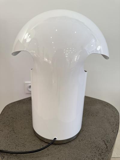 Francesco Buzzi Ceriani Space Age Metal Lacquered Table Lamp by Franco Buzzi Ceriani Italy 1970s