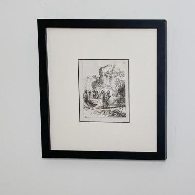 Francesco Novelli Circa 1770 Rembrandt Etching 4 by Francesco Novelli