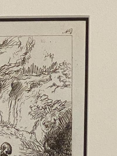 Francesco Novelli Circa 1770 Rembrandt Etching 4 by Francesco Novelli