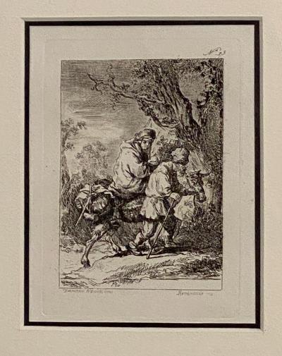 Francesco Novelli Rembrandt Etching 13 by Francesco Novelli
