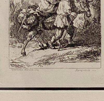 Francesco Novelli Rembrandt Etching 13 by Francesco Novelli